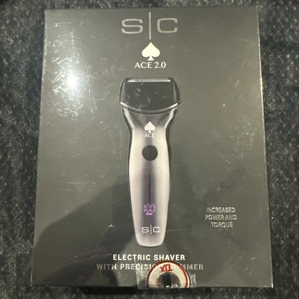 Stylecraft Ace 2.0 Electric Shaver W Precision Trimmer SC801 NEW